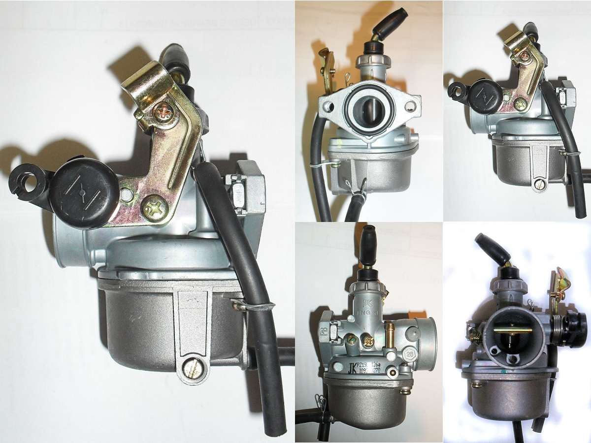 PZ19 carburetor with cable choke function