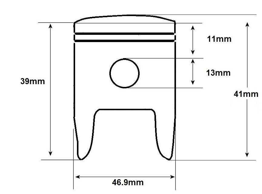 Meerkat 50-06 piston dimensions